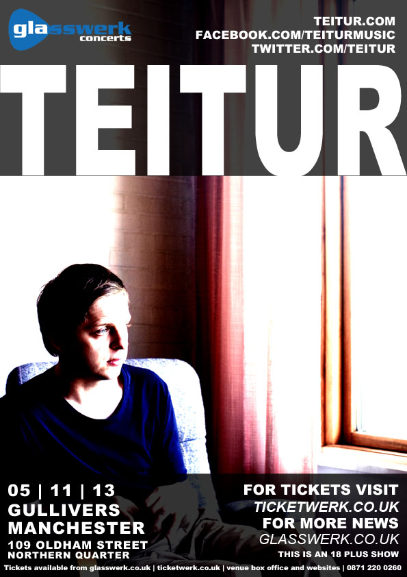 TEITUR to play in Manchester